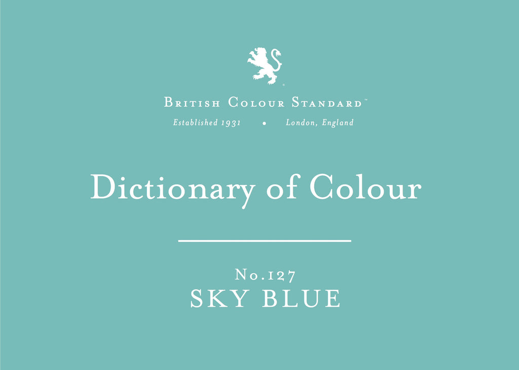 BRITISH COLOUR STANDARD - Sky Blue No. 127
