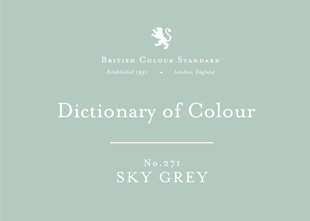 BRITISH COLOUR STANDARD - Sky Grey No. 271