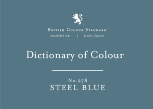 BRITISH COLOUR STANDARD - Steel Blue No. 278