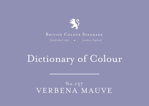 BRITISH COLOUR STANDARD - Verbena Mauve No. 157