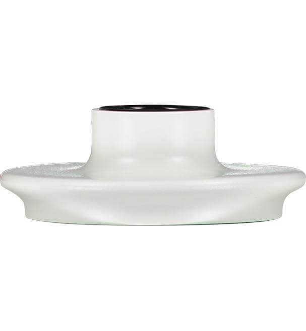BRITISH COLOUR STANDARD - Small Pearl White Candleholder