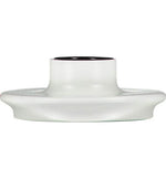 BRITISH COLOUR STANDARD - Small Pearl White Candleholder