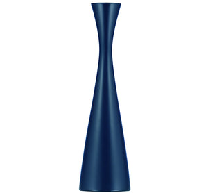 BRITISH COLOUR STANDARD Tall Midnight Blue Candleholder