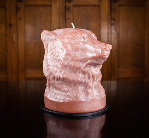 BRITISH COLOUR STANDARD - Rose Beige Bear Head Candle