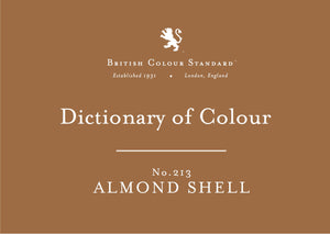 BRITISH COLOUR STANDARD - Almond Shell No.213