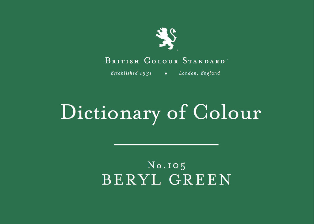 BRITISH COLOUR STANDARD - Beryl Green No.105