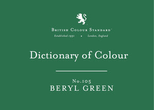 BRITISH COLOUR STANDARD - Beryl Green No.105