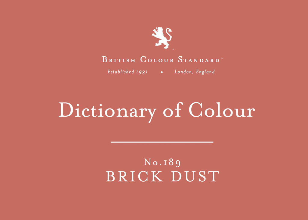 BRITISH COLOUR STANDARD - Brick Dust No.189