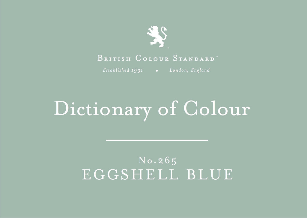 BRITISH COLOUR STANDARD - Eggshell Blue No. 265