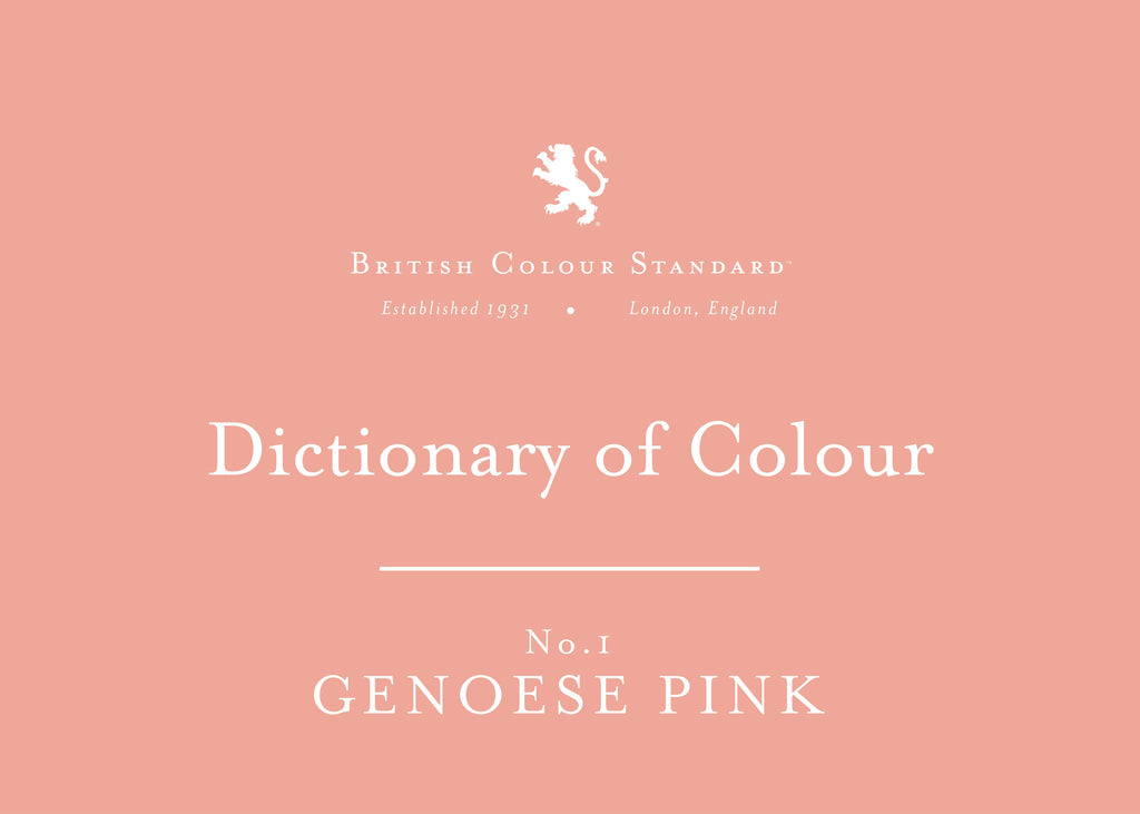 BRITISH COLOUR STANDARD - Genoese Pink No. 1