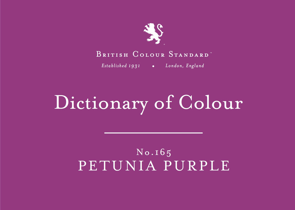 BRITISH COLOUR STANDARD - Petunia Purple No. 165