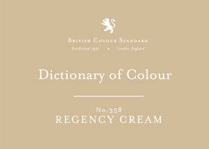 BRITISH COLOUR STANDARD - Regency Cream No. 358