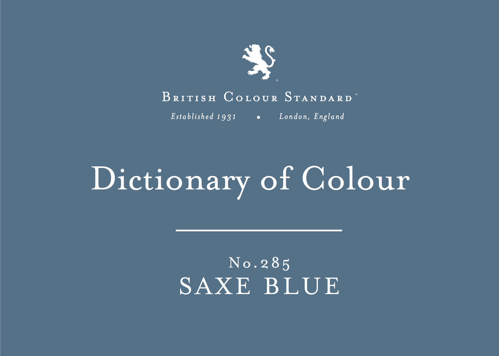 BRITISH COLOUR STANDARD - Saxe Blue No. 285