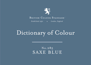 BRITISH COLOUR STANDARD - Saxe Blue No. 285