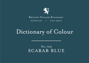 BRITISH COLOUR STANDARD - Scarab Blue No. 125