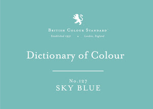 BRITISH COLOUR STANDARD - Sky Blue No. 127