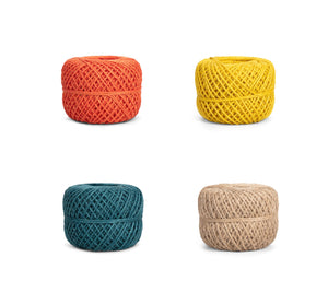 Jute Twine Ball in Jasmine Yellow