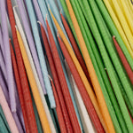 Thin Taper Candles - Pearl White