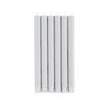 BRITISH COLOUR STANDARD - Gull grey Eco Dinner Candles, 6 per pack