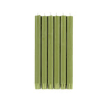 BRITISH COLOUR STANDARD - Olive Eco Dinner Candles, 6 per pack
