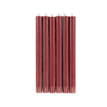 BRITISH COLOUR STANDARD - Guardsman Red Eco Dinner Candles, Set of 6