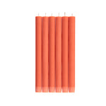 BRITISH COLOUR STANDARD - Rust Eco Dinner Candles, 6 per pack