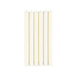 BRITISH COLOUR STANDARD - Pearl White Eco Dinner Candles, 6 per pack