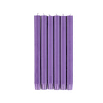 BRITISH COLOUR STANDARD - Doge Purple Eco Dinner Candles, 6 per pack