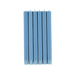 BRITISH COLOUR STANDARD - Medici Blue Eco Dinner Candles, Set of 6