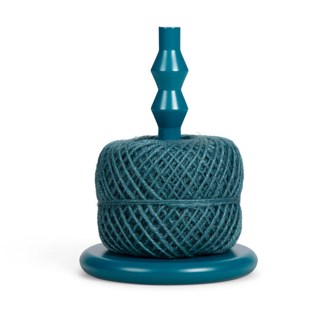 Jute Twine Ball in Petrol Blue