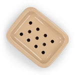 Enamel Soap Dish in Mushroom