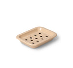 Enamel Soap Dish in Mushroom