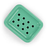 Enamel Soap Dish in Tropic Turquoise