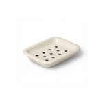 Enamel Soap Dish in Stone White