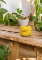 Jute Twine Ball in Jasmine Yellow