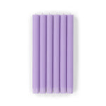 BRITISH COLOUR STANDARD - Verbena Mauve Eco Dinner Candles, Set of 6