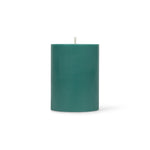 10cm Small SOLID Beryl Green Pillar Candle