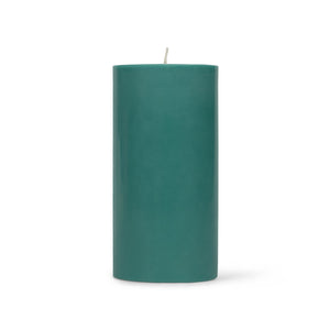 15 cm Tall SOLID Beryl Green Pillar Candle