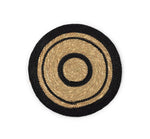 Seagrass Placemat - Jet Black / Natural