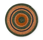 Seagrass Placemat - Olive / Old Rose
