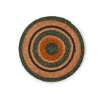 Seagrass Placemat - Olive / Old Rose