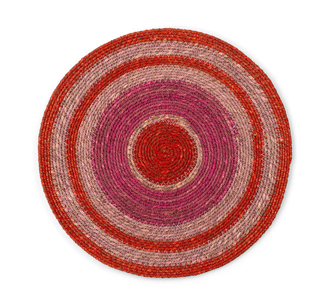 Seagrass Placemat - Guardsman Red / Venetian Pink