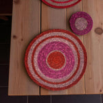 Seagrass Coaster - Guardsman Red / Venetian Pink
