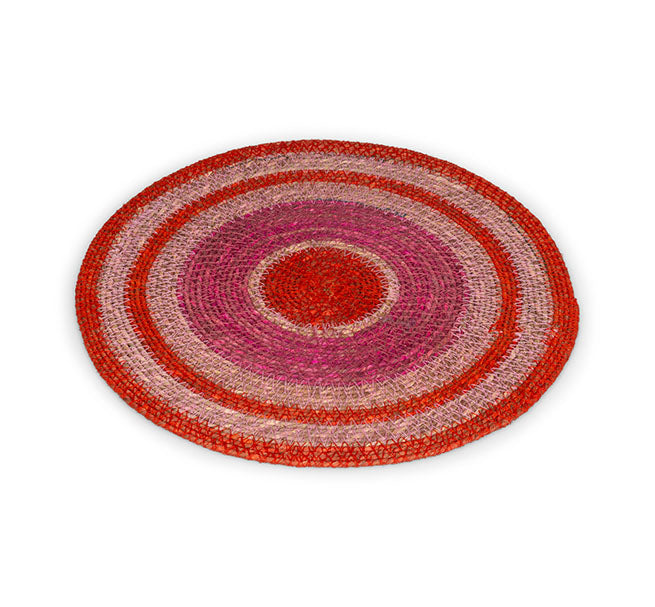 Seagrass Placemat - Guardsman Red / Venetian Pink