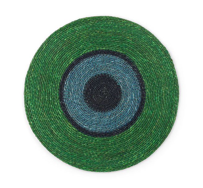 Seagrass Placemat - Beryl Green / Midnight Blue
