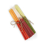 Thin Taper Candles - Two-Tone in Pistachio and Eau De Nil