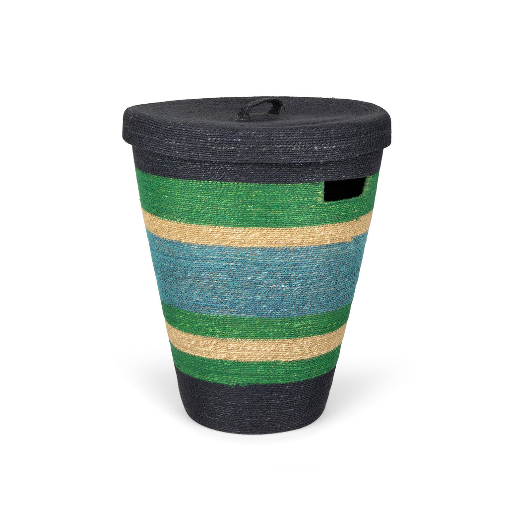 Seagrass Laundry Basket - Beryl Green / Midnight / Medici Blue