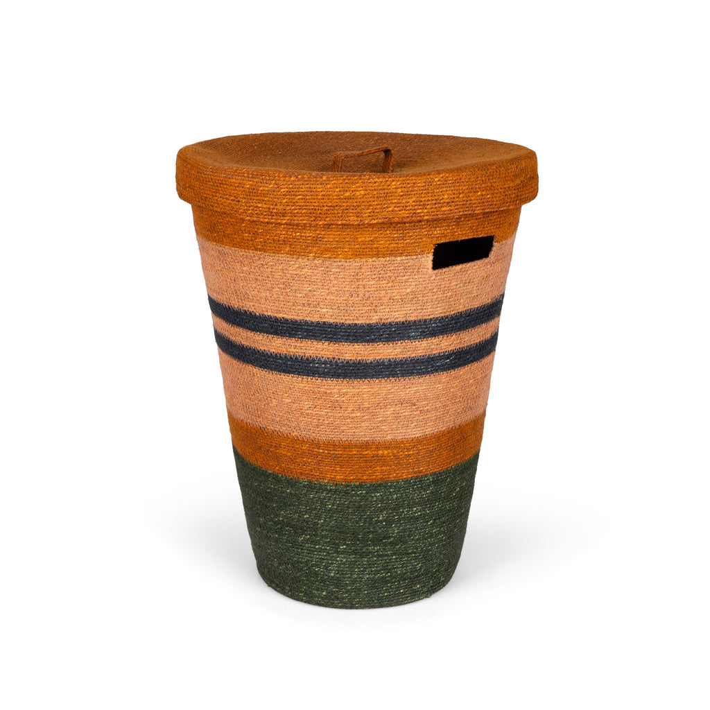 Seagrass Laundry Basket - Olive / Midnight / Old Rose