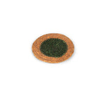 Seagrass Coaster - Olive / Old Rose