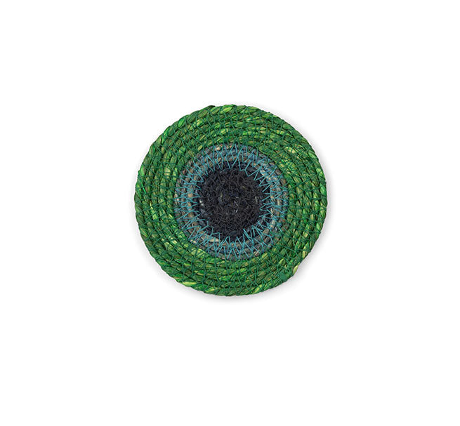 Seagrass Coaster - Beryl Green / Midnight Blue / Tropic Turquoise